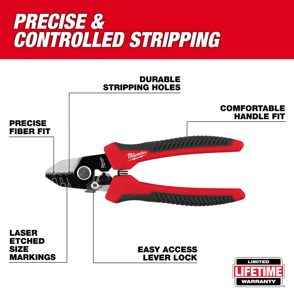Milwaukee 48-22-3013, Tri-Hole Fiber Stripper