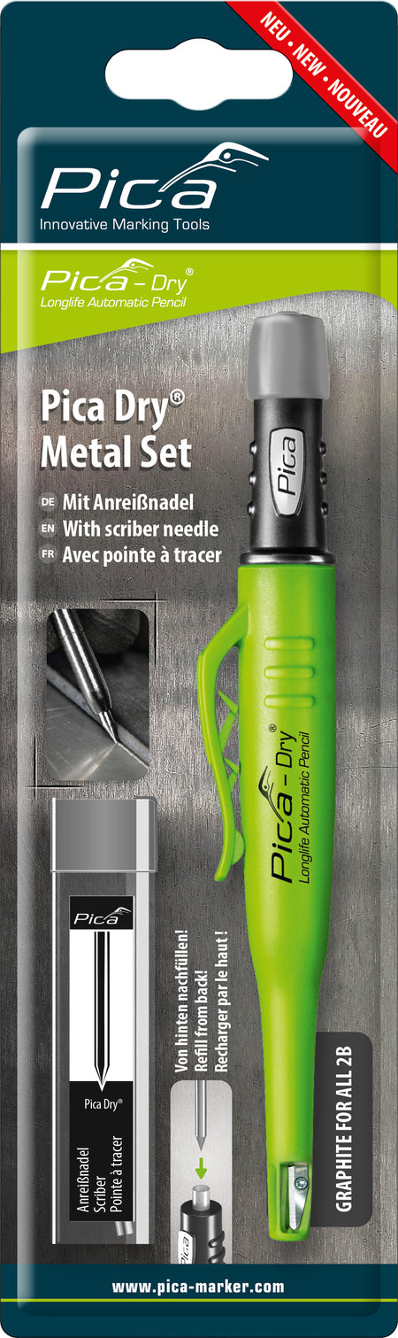 Pica 30800, Pica Dry Metal-Set Blister Pack