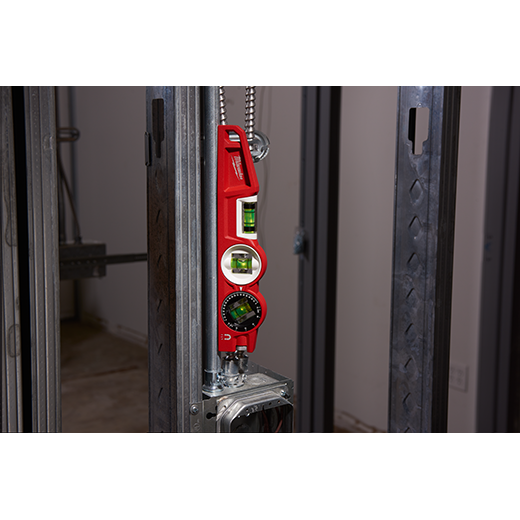 Milwaukee 48-22-5210, 10" Die cast Torpedo Level with 360 Degree Locking Vial