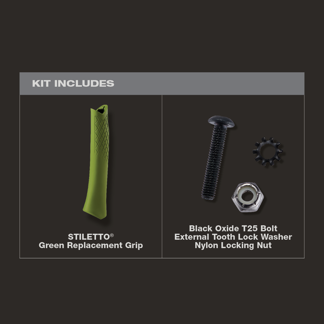 Stiletto TBRG-G, STILETTO® Green Replacement Grip