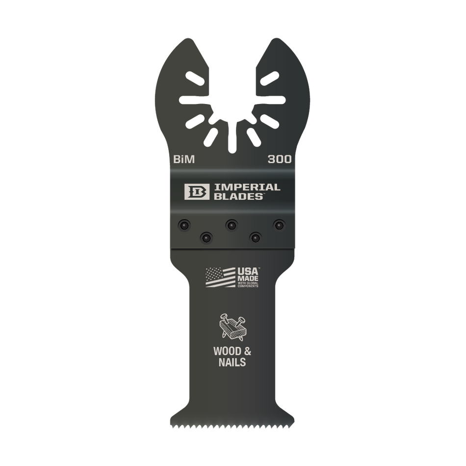Imperial Blades IBOA300-1, One Fit 1-1/4" Standard Wood & Nails Blade, 1PC