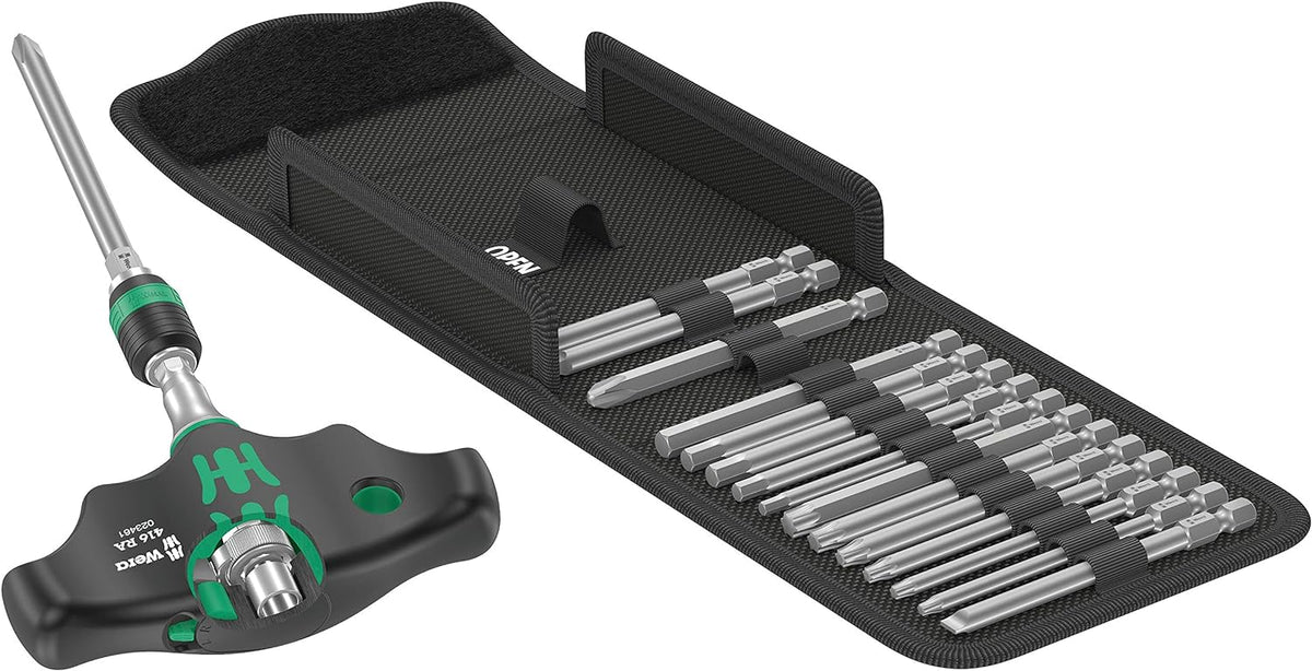 Wera 05057473001, Kraftform Kompakt 400 RA Imperial Set 1, 17 pieces