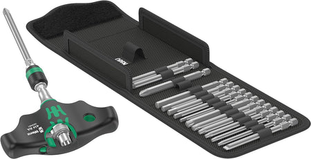 Wera 05057473001, Kraftform Kompakt 400 RA Imperial Set 1, 17 pieces