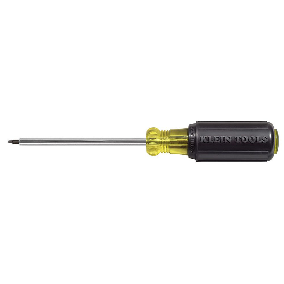 Klein Tools 661, Screwdriver, #1 Square Recess Tip, 4-Inch Shank