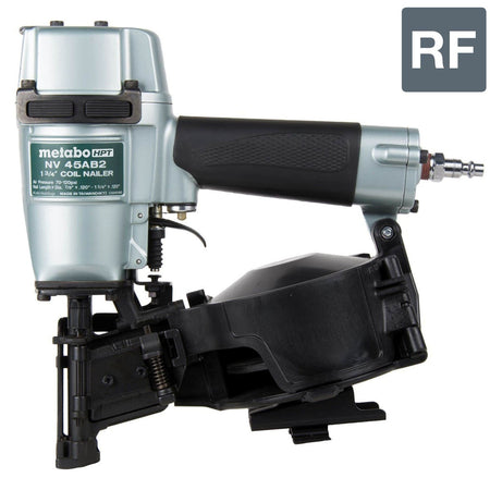 Metabo HPT KNV45AB2M, Pro Bundle 1-3/4in Coil Roofing Nailer with BONUS Impact Driver 5.0Ah Kit