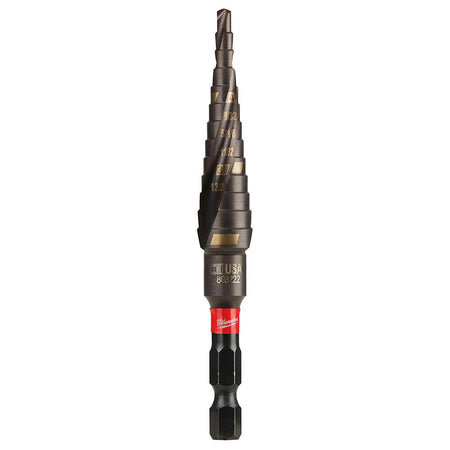 Milwaukee 48-89-9241, SHOCKWAVE Impact Duty Step Drill Bit #1 1/8 - 1/2"