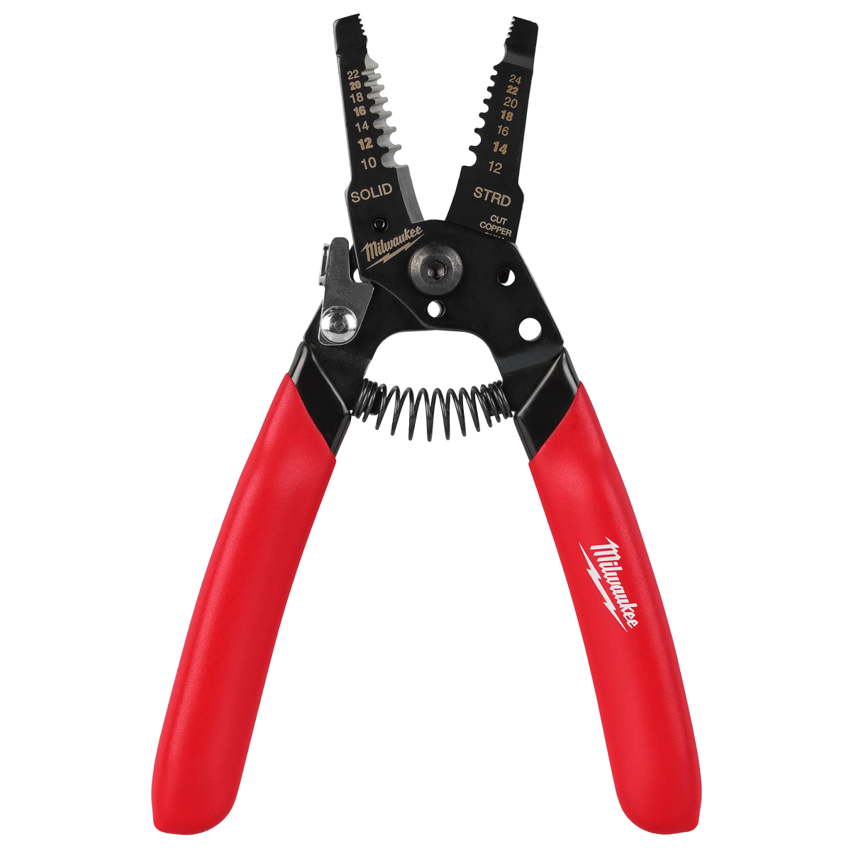 Milwaukee 48-22-3043, 10-24 AWG Compact Dipped Grip Wire Stripper & Cutter