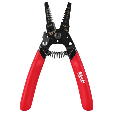 Milwaukee 48-22-3043, 10-24 AWG Compact Dipped Grip Wire Stripper & Cutter