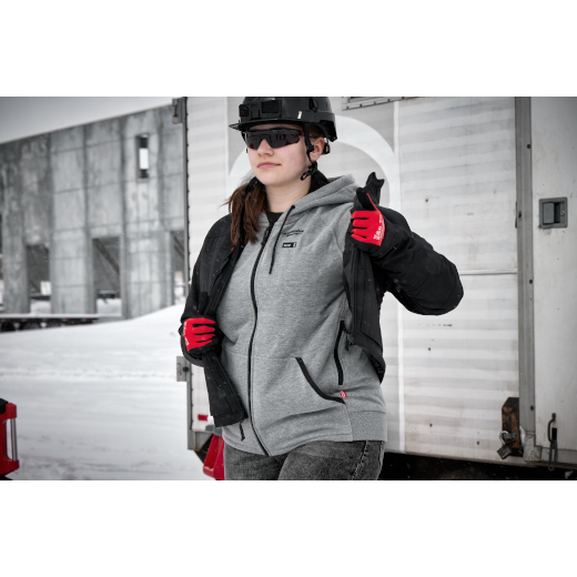 Milwaukee 336G M12 Gray Heat Womens Hoodie Kit 
