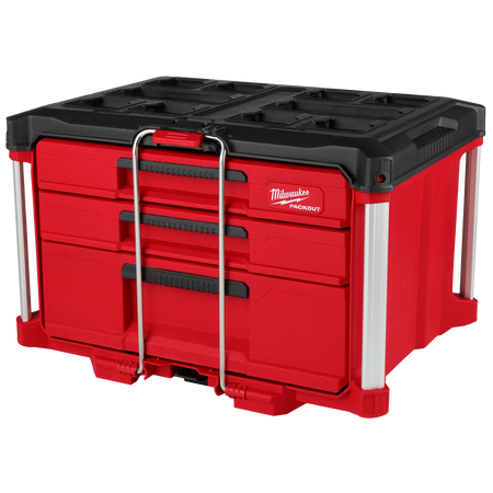 Milwaukee 48-22-8447, PACKOUT™ Multi-Depth 3-Drawer Tool Box