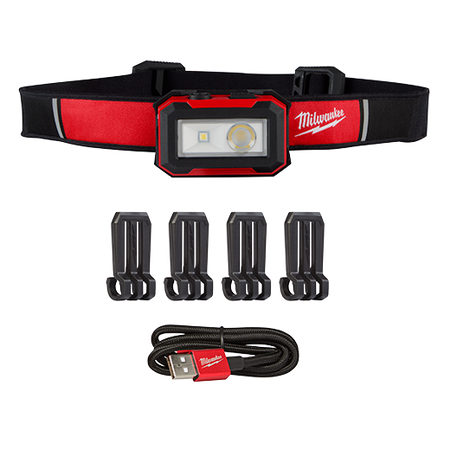 Milwaukee 2012R, Rechargeable  Magnetic Headlamp with Task Light