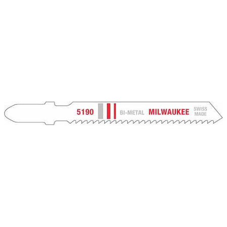 Milwaukee 48-42-5190, 3" 14 TPI Bi-Metal Jig Saw Blade (5/pkg)