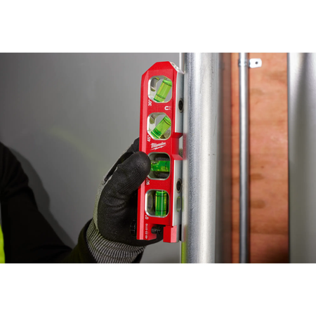 Milwaukee  48-22-5110, 6.5” Pipe Lock Billet Torpedo Level
