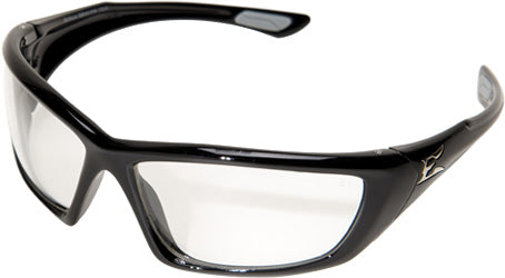 Edge Eyewear XR411VS, Robson, Black Frame/Clear Lens (Vapor Shield)
