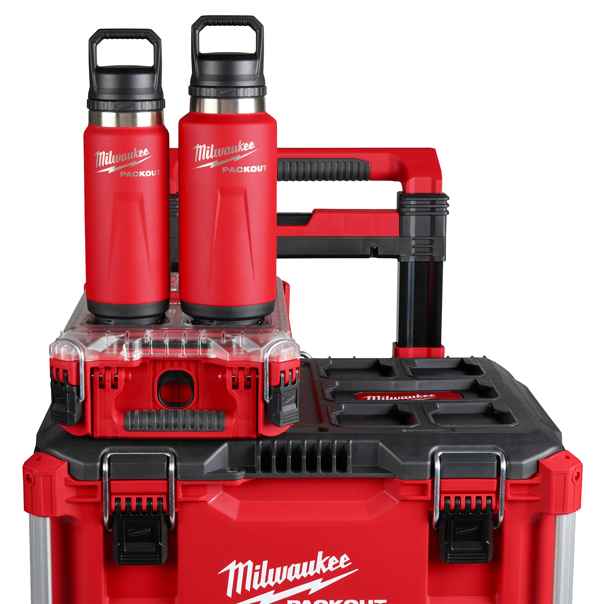Milwaukee 48-22-8397R, PACKOUT™ 36oz Insulated Bottle with Chug Lid Red