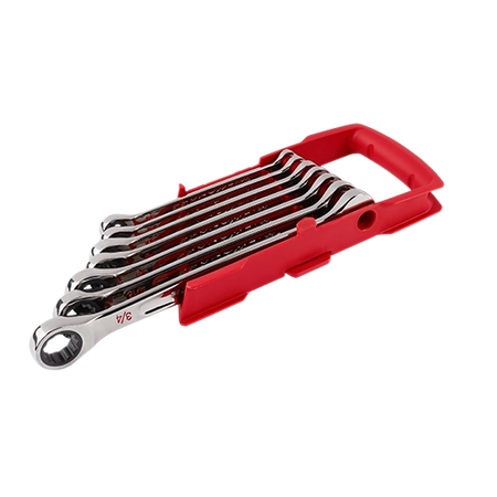 Milwaukee 48-22-9406, 7pc Ratcheting Combination Wrench Set (SAE)