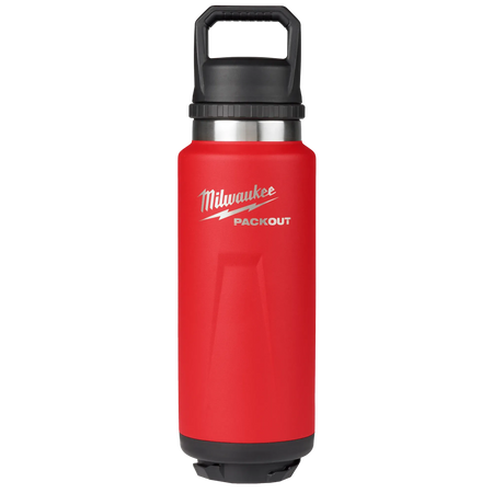 Milwaukee 48-22-8397R, PACKOUT™ 36oz Insulated Bottle with Chug Lid Red