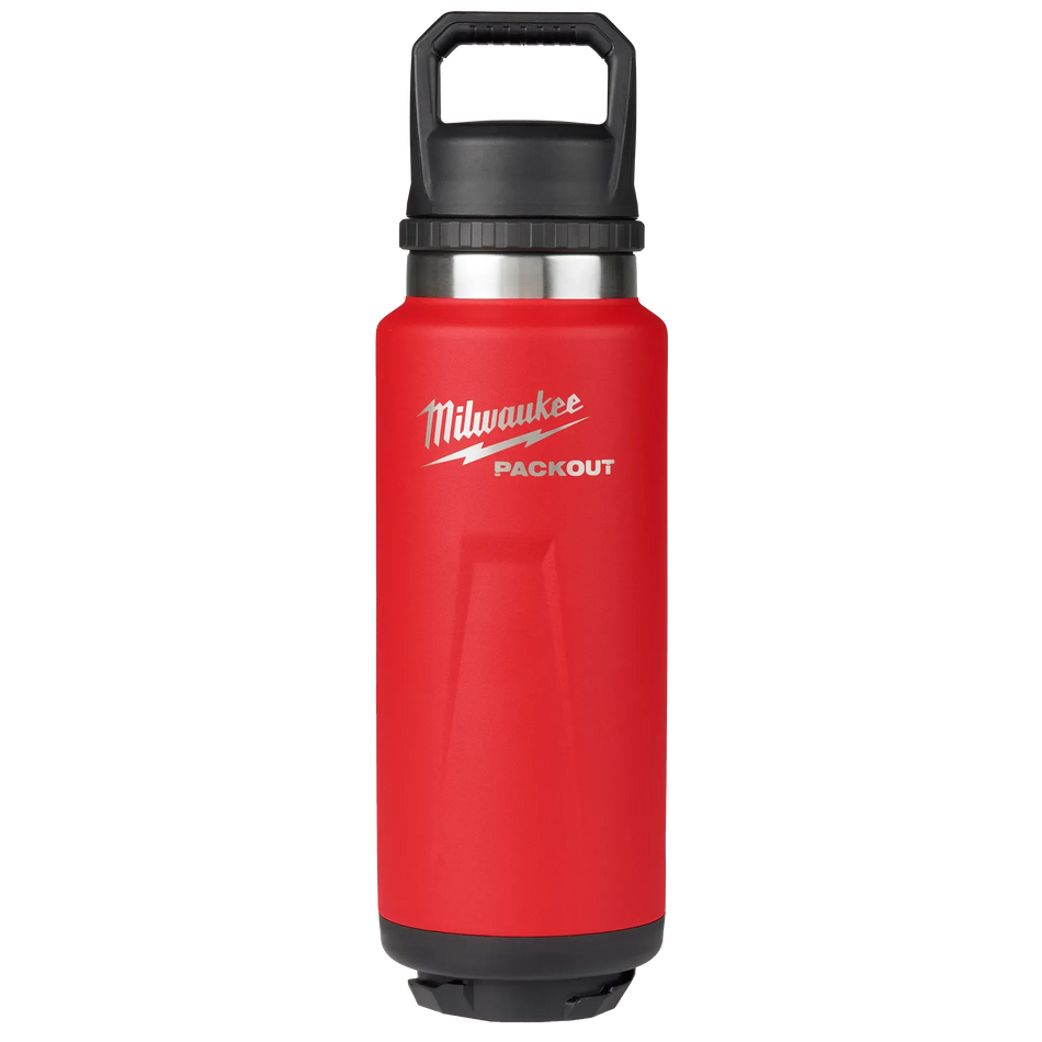 Milwaukee 48-22-8397R, PACKOUT™ 36oz Insulated Bottle with Chug Lid Red