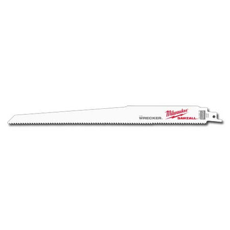 Milwaukee 48-01-2711, 12" 8 TPI The Wrecker SAWZALL Blade (25/pkg)