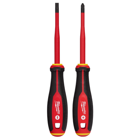 Milwaukee 48-22-2207, 2pc 1000V Insulated Slim Tip Screwdriver Set