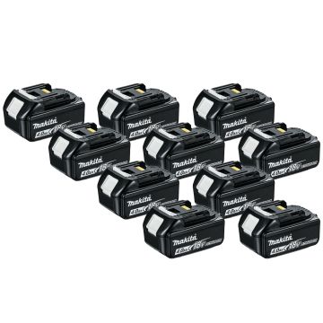 Makita 196891-6, 18V LXT (4.0 Ah) Lithium-Ion Batteries BL1840B (10-Pack)