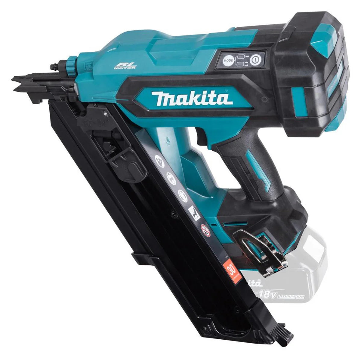 Heimerdinger 18V Cordless 2-in-1 Nail Gun & Stapler – Drives 18GA Brads (3/4"–2") & Crown Staples (3/4"–1-9/16") – For Makita Batteries, Tool Only