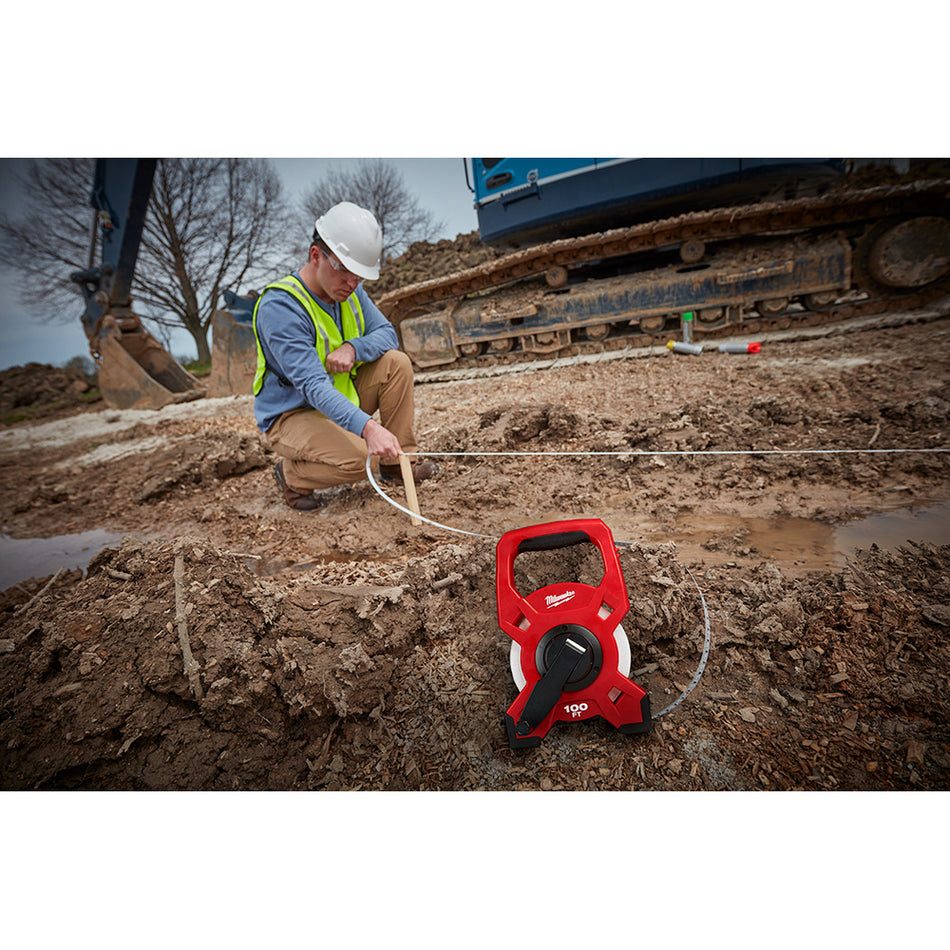 Milwaukee 48-22-5302, 200ft Fiberglass Open Reel Long Tape