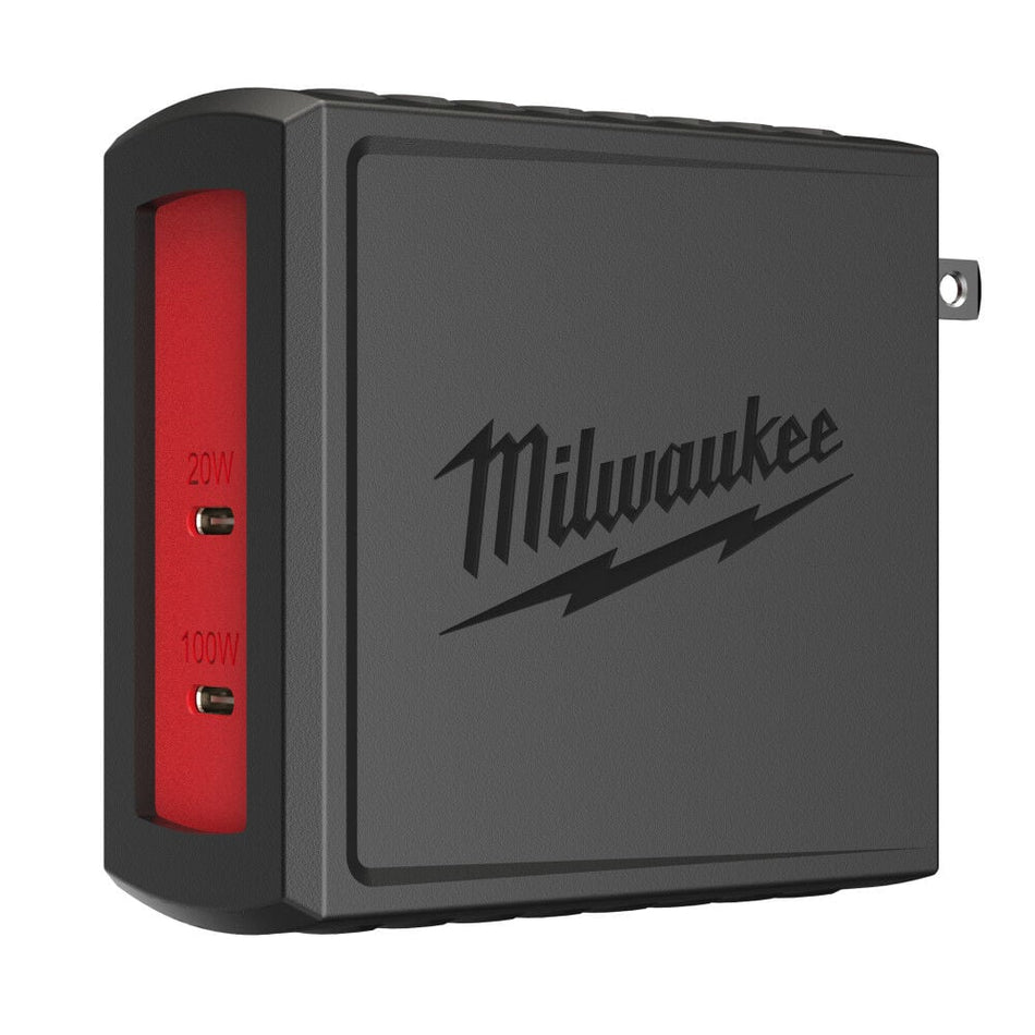 Milwaukee 48-59-2847, 120W USB-C 2-Port Wall Adapter