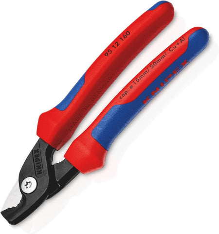 Knipex 95 12 160 SBA, 6 1/4" StepCut Cable Shears