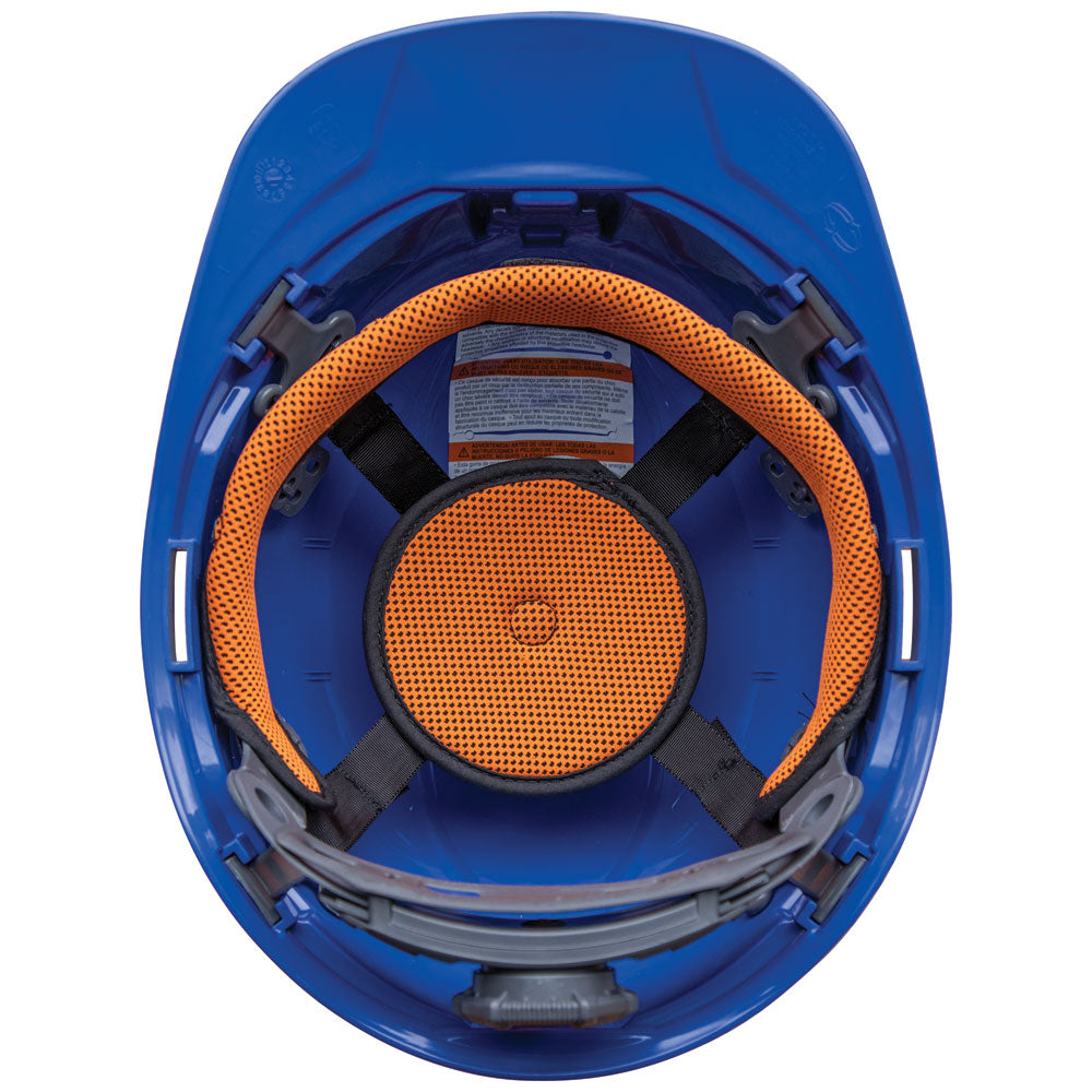 Klein Tools 60248, Hard Hat, Non-Vented, Cap Style, Blue