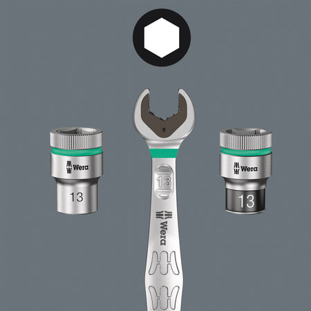 Wera 05056491001, TOOL-CHECK PLUS IMPERIAL BITS ASSORTMENT WITH RATCHET + SOCKETS, 39 PIECES