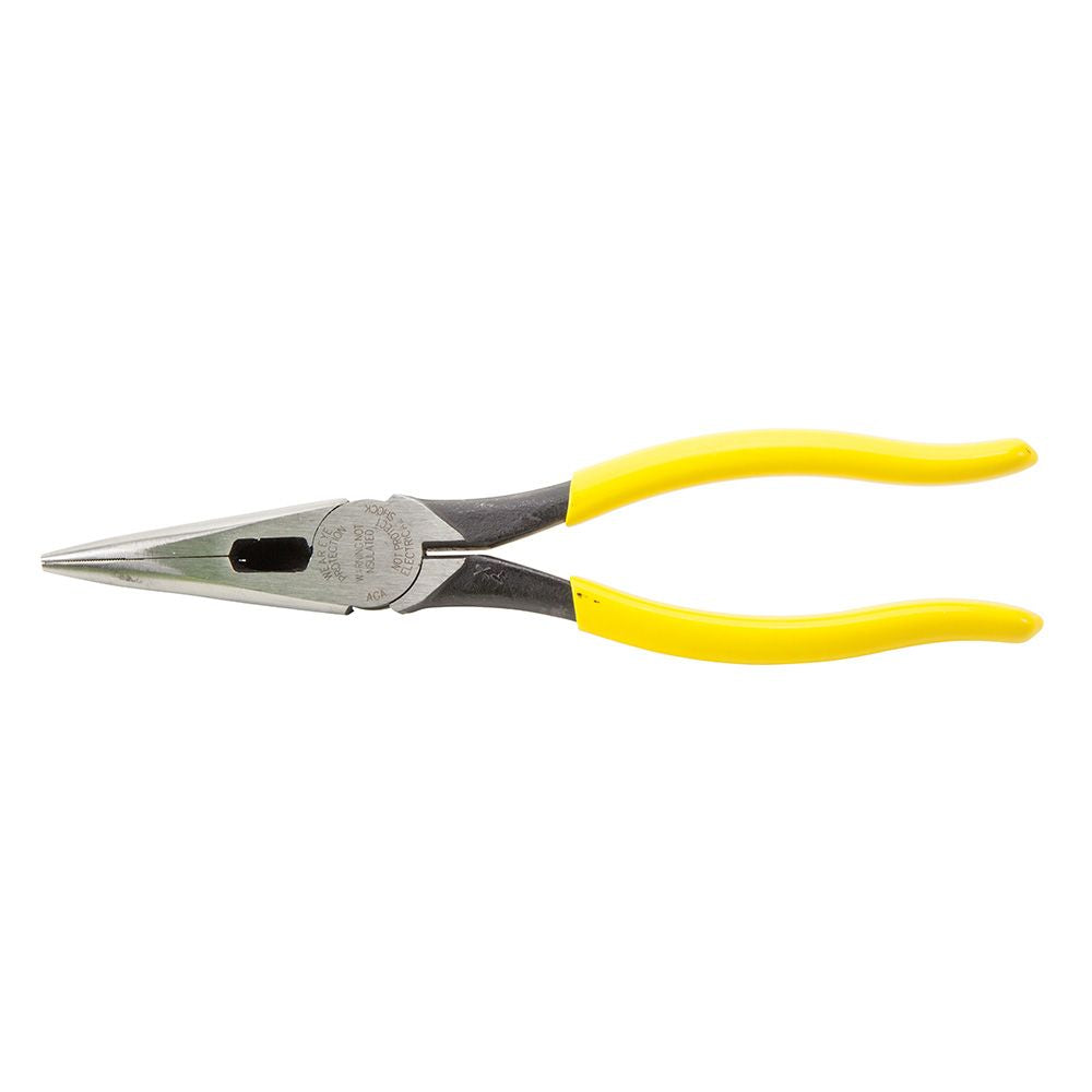 Klein Tools D203-8, Pliers, Needle Nose Side-Cutters, 8-Inch