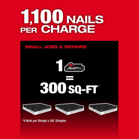 Milwaukee 2909-20, M18 FUEL™ Coil Roofing Nailer (Tool Only)
