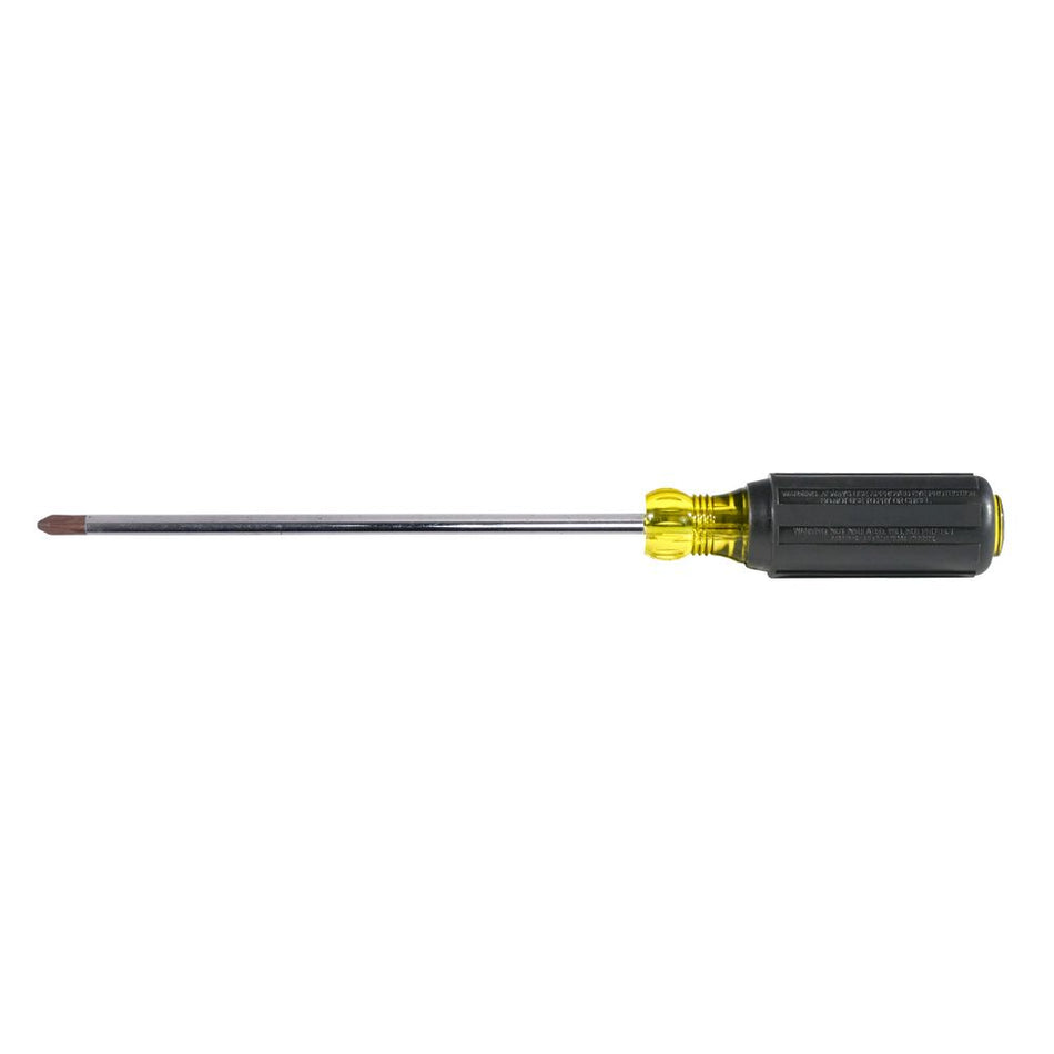Klein Tools 603-7, #2 Phillips Screwdriver 7-Inch Round Shank
