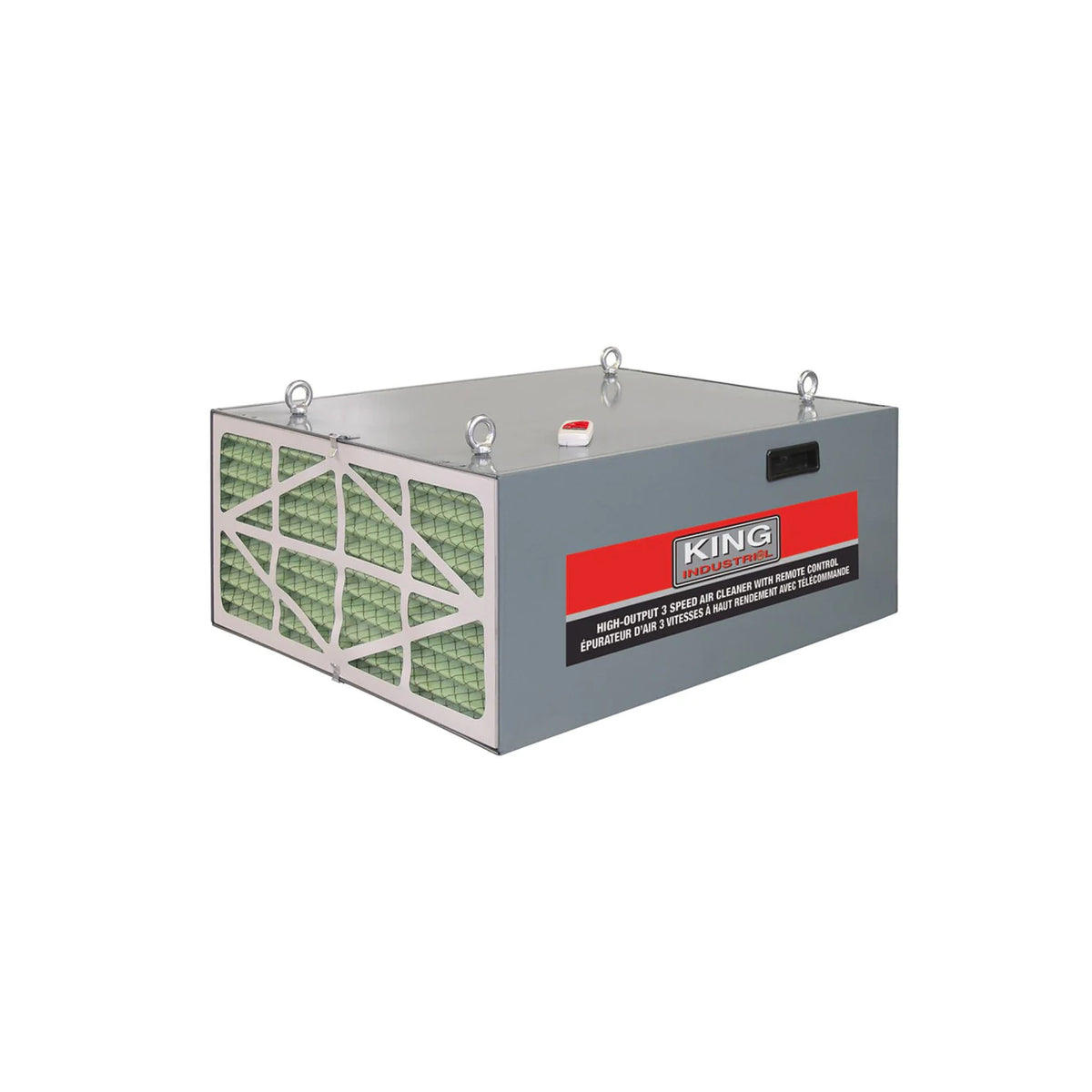 KING Canada KAC-1200, 3 Speed air cleaner - with remote control - 720, 1115, 1290 CFM