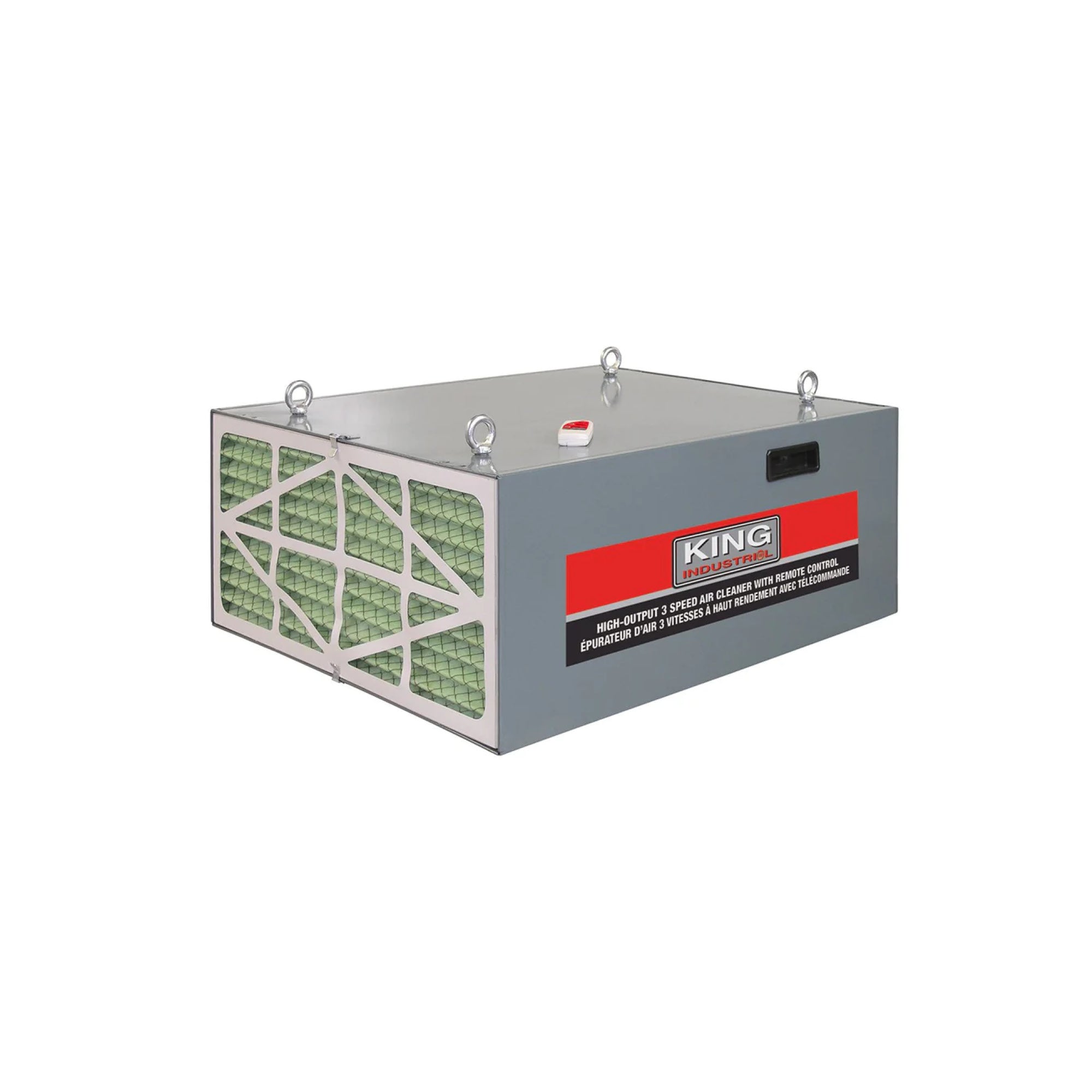 KING Canada KAC-1200, 3 Speed air cleaner - with remote control - 720, 1115, 1290 CFM