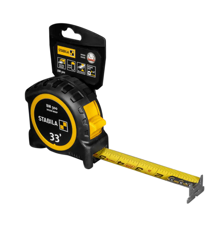 Stabila 30533, BM 300 Pocket Tape 33' Imperial Scale