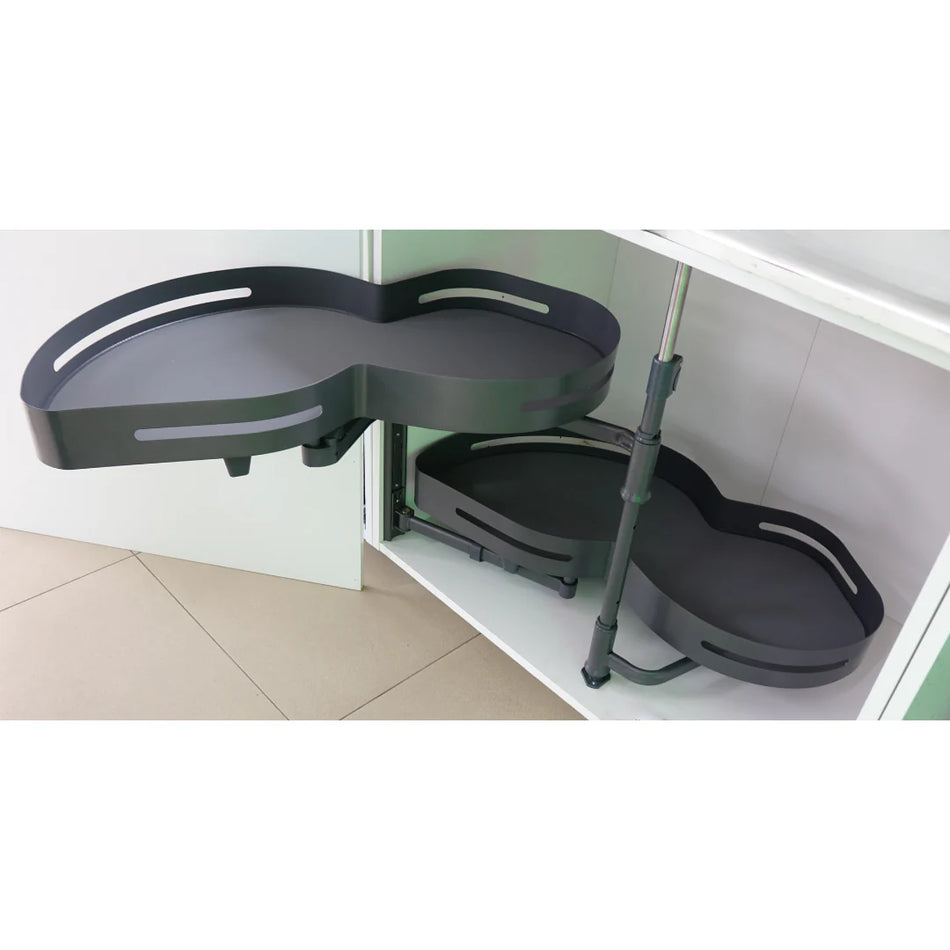 Eurofit WLM-003L, Peanut Shape Blind Corner  (Left Swing in Grey Color)