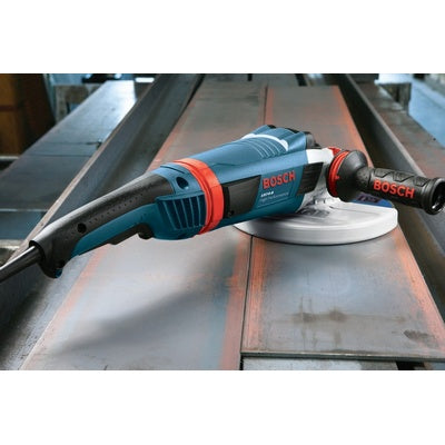 BOSCH 1974-8D, 7 In. 15 A High Performance Large Angle Grinder with No Lock-On Switch