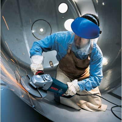 BOSCH 1893-6, 9 In. 15 A Large Angle Grinder with Rat Tail Handle