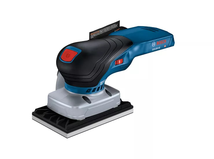 BOSCH GSS18V-40N, 18V Brushless 1/4-Sheet Orbital Finishing Sander (Bare Tool)