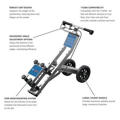 BOSCH GHT130, Floor Removal Cart