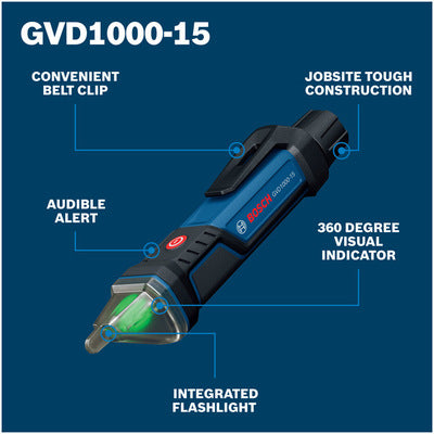 Bosch GVD1000-15, Non-Contact Voltage Tester 90-1000v AC