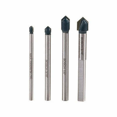 BOSCH GT2000, 4 Piece Glass & Tile Bit Set
