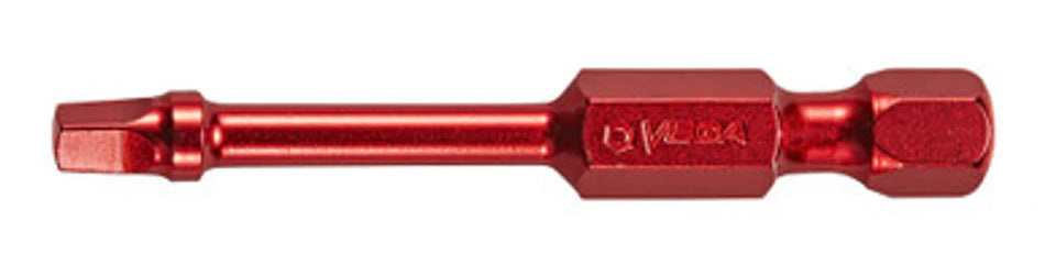 Vega 175R2A-R, Square #2 Power Bit x 3" Red (10 Pack)