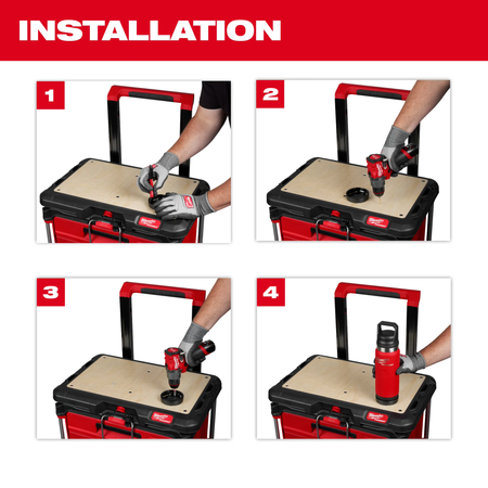Milwaukee 48-22-8399X, PACKOUT™ Twist to Lock Mount