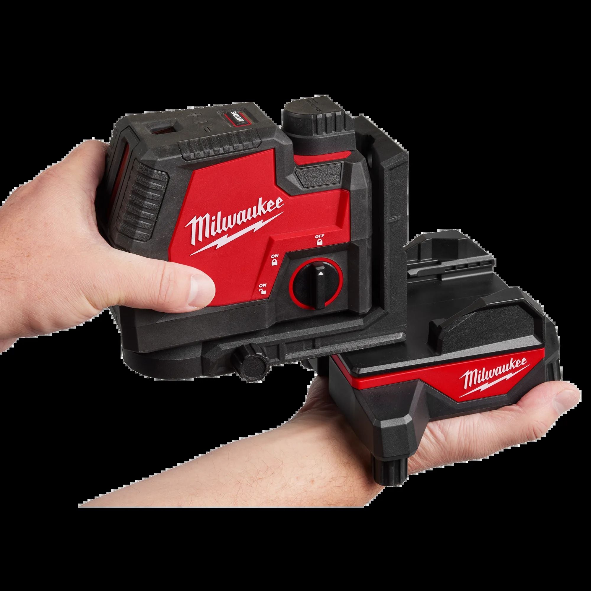 Milwaukee 48-35-1314, WIRELESS LASER ALIGNMENT BASE W/ REMOTE
