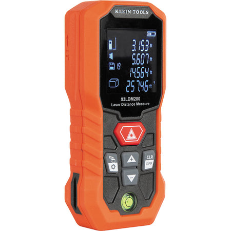 Klein Tools 93LDM200, Laser Distance Measure, 200-Foot