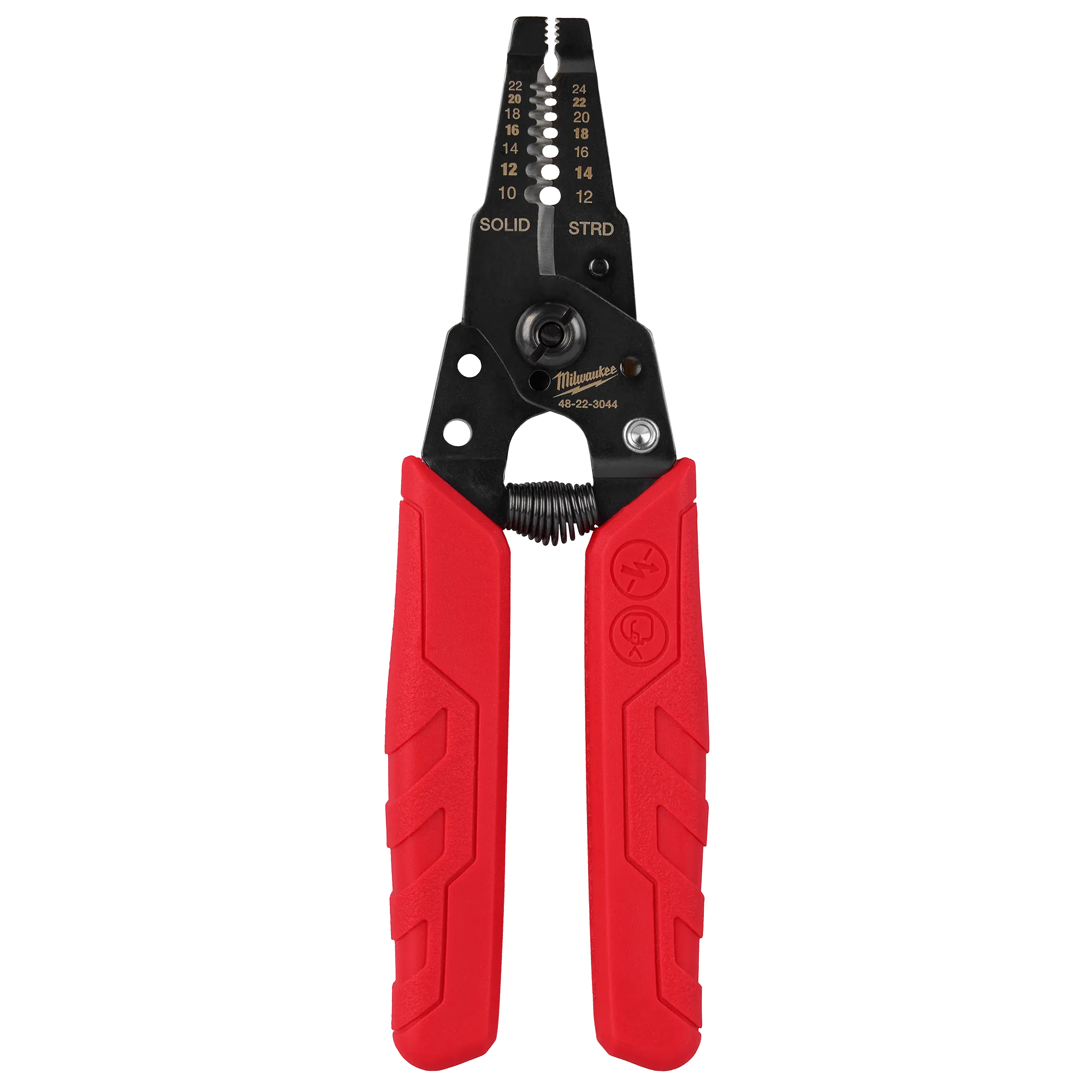 Milwaukee 48-22-3044, 10-24 AWG Compact Comfort Grip Wire Stripper & Cutter