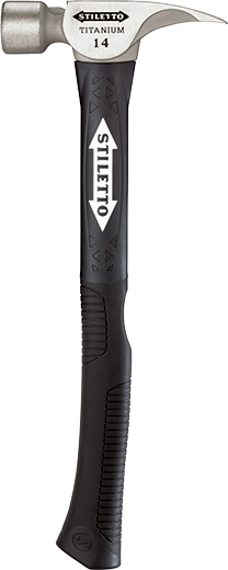 Stiletto TI14MC-F, 14 OZ. TITANIUM MILLED FACE / 16" HYBRID FIBERGLASS HANDLE